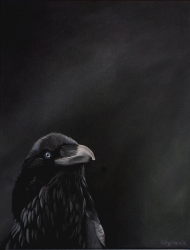 Raven IV Acrylic Painting