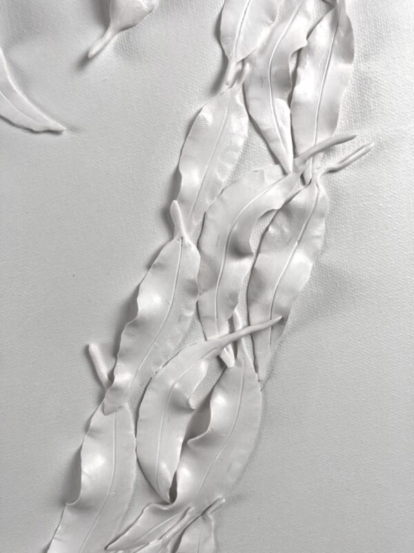Wild Olive Leaves Wall Sculpture